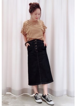 さ と う ☺︎さん（レディース・159cm）の夏コーディネート