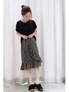 さ と う ☺︎さん（レディース・159cm）の夏コーディネート