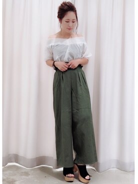 さ と う ☺︎さん(レディース・159cm)の夏コーディネート