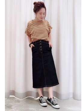 さ と う ☺︎さん（レディース・159cm）の夏コーディネート