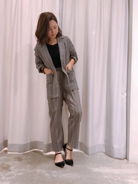 「titivate（ティティベイト）のアイテム（パンプス）」を使った、さ と う ☺︎さん（レディース・159cm）の夏コーディネート