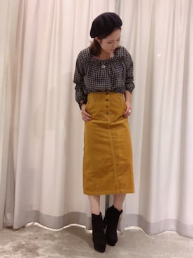 さ と う ☺︎さん（レディース・159cm）の秋コーディネート