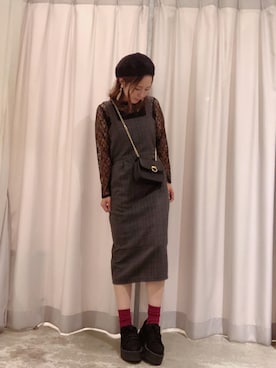 さ と う ☺︎さん（レディース・159cm）の秋コーディネート