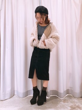 さ と う ☺︎さん（レディース・159cm）の秋コーディネート