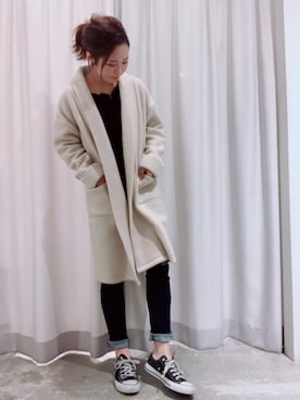 さ と う ☺︎さん（レディース・159cm）の秋コーディネート