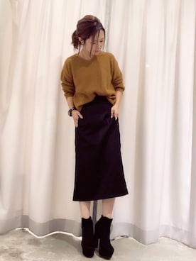 さ と う ☺︎さん(レディース・159cm)の秋コーディネート