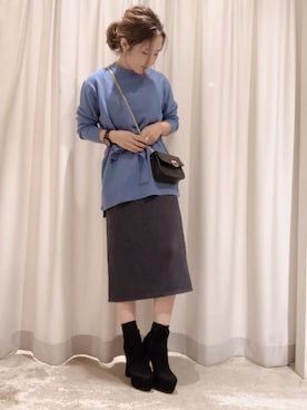 さ と う ☺︎さん（レディース・159cm）の秋コーディネート