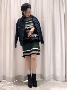 さ と う ☺︎さん（レディース・159cm）の秋コーディネート