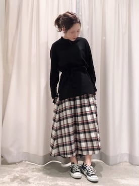 さ と う ☺︎さん（レディース・159cm）の秋コーディネート