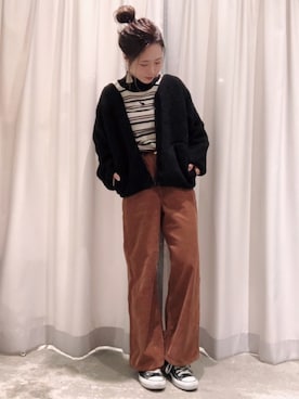 さ と う ☺︎さん（レディース・159cm）の秋コーディネート