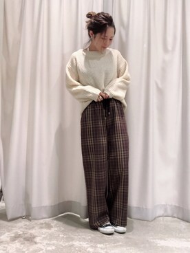 さ と う ☺︎さん（レディース・159cm）の秋コーディネート