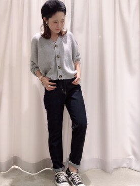 さ と う ☺︎さん（レディース・159cm）の冬コーディネート