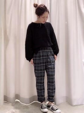 さ と う ☺︎さん（レディース・161cm）の冬コーディネート