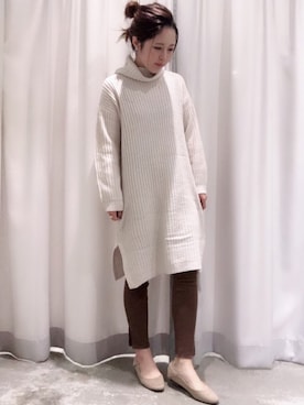 さ と う ☺︎さん（レディース・161cm）の冬コーディネート