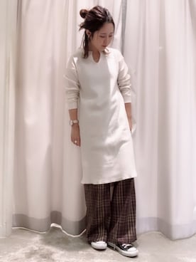 さ と う ☺︎さん（レディース・161cm）の冬コーディネート