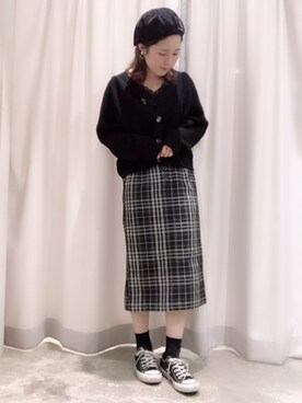 さ と う ☺︎さん（レディース・161cm）の冬コーディネート