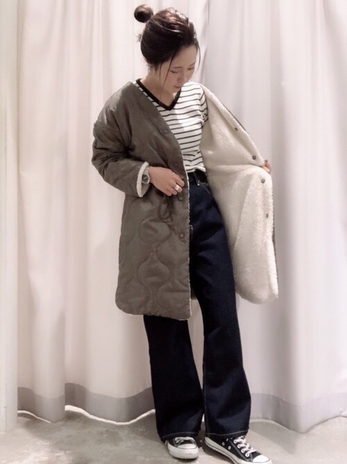 E Hyphen World Galleryさ と う さんのダウンジャケット コートを使ったコーディネート Zozotown