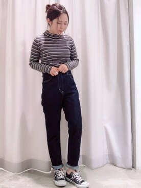 さ と う ☺︎さん（レディース・161cm）の冬コーディネート