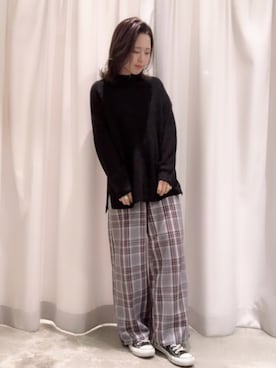 さ と う ☺︎さん（レディース・161cm）の冬コーディネート