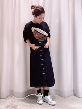 さ と う ☺︎さん（レディース・161cm）の冬コーディネート