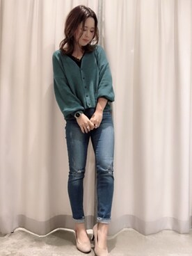 さ と う ☺︎さん（レディース・161cm）の冬コーディネート