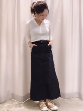 さ と う ☺︎さん（レディース・161cm）の冬コーディネート