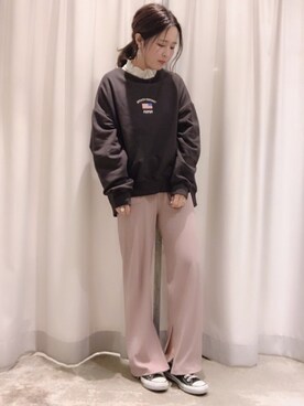 さ と う ☺︎さん（レディース・161cm）の冬コーディネート