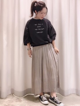 さ と う ☺︎さん（レディース・161cm）の冬コーディネート