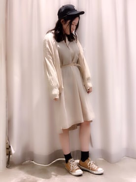 さ と う ☺︎さん（レディース・161cm）の春コーディネート