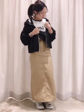 さ と う ☺︎さん（レディース・161cm）の春コーディネート