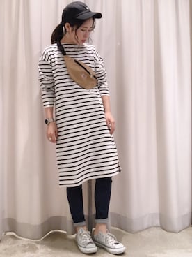 さ と う ☺︎さん（レディース・161cm）の春コーディネート