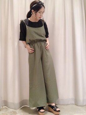 さ と う ☺︎さん（レディース・161cm）の春コーディネート