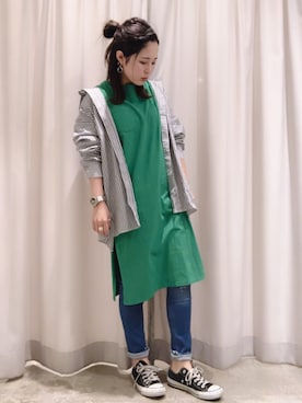 さ と う ☺︎さん（レディース・161cm）の春コーディネート