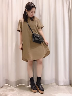 「平成最後のWEARISTAセンバツ」｜「アイテム（ワンピース/ドレス）」を使った、さ と う ☺︎さん（レディース・161cm）の春コーディネート