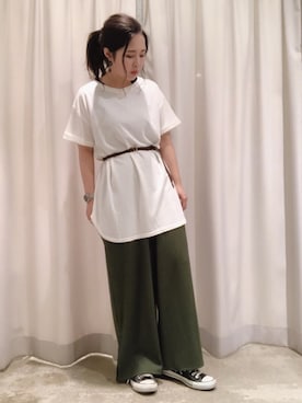 さ と う ☺︎さん（レディース・161cm）の春コーディネート