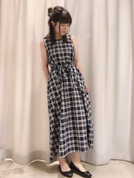 さ と う ☺︎さん（レディース・161cm）の春コーディネート