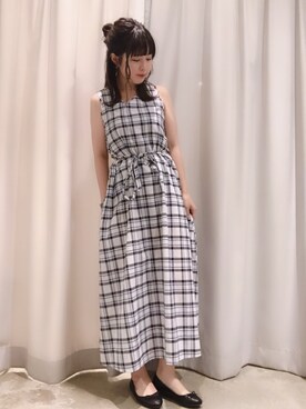 さ と う ☺︎さん（レディース・161cm）の春コーディネート