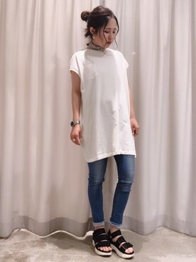 さ と う ☺︎さん（レディース・161cm）の春コーディネート