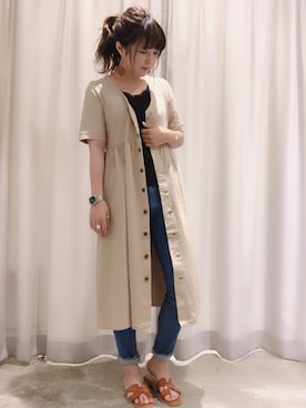 さ と う ☺︎さん(レディース・161cm)の夏コーディネート