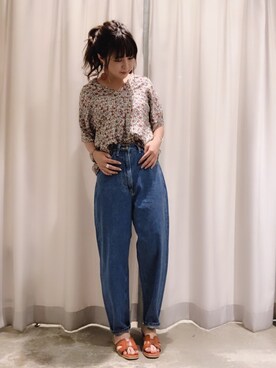 さ と う ☺︎さん(レディース・161cm)の夏コーディネート
