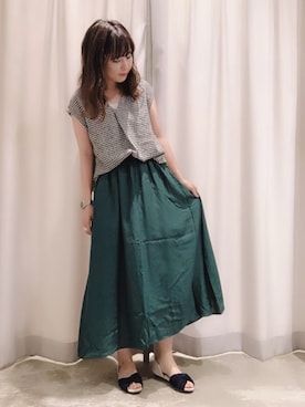 さ と う ☺︎さん（レディース・161cm）の夏コーディネート