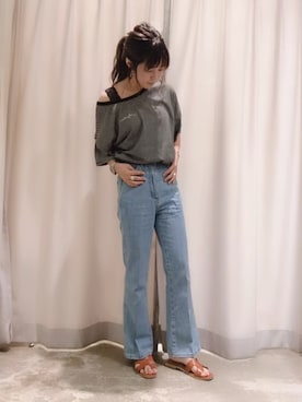 さ と う ☺︎さん（レディース・161cm）の夏コーディネート