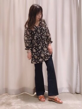 さ と う ☺︎さん（レディース・161cm）の夏コーディネート