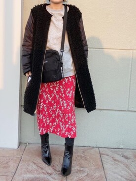 mikiさん（レディース・152cm）の冬コーディネート