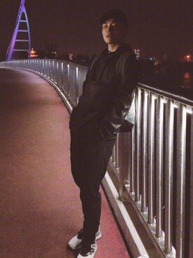 潮丝儿さん（キッズ・174cm・10代）の冬コーディネート