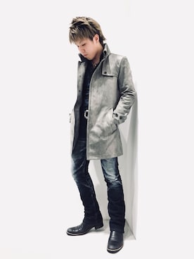 「金沢フォーラス」｜Kurayaさん（メンズ・170cm）の冬コーディネート