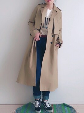 「Another Edition」｜「アイテム（ジャケット/アウター）」を使った、tomoさん（レディース・156cm）の春コーディネート