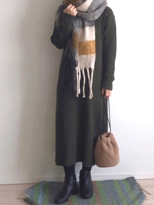 Tomo Urban Research Doorsのマフラー ショールを使ったコーディネート Wear Tomo Urban Research Doorsのマフラー ショールを使ったコーディネート Wear