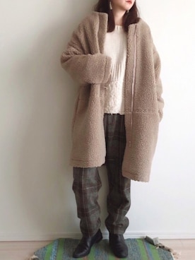 tomoさん（レディース・157cm）の冬コーディネート