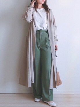 tomoさん（レディース・157cm）の春コーディネート